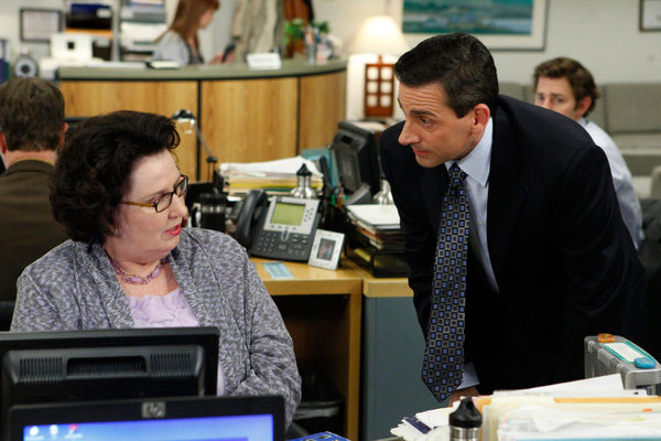 Michael et Phyllis dans The Office