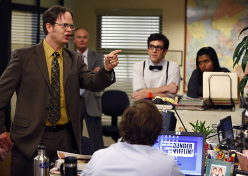 Rainn Wilson aka Dwight Shrute dans The Office