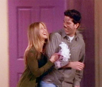 Ross et Rachel, mariés dans Friends