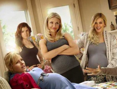 Des trentenaires enceintes sur l'affiche de What to expect when you're expecting