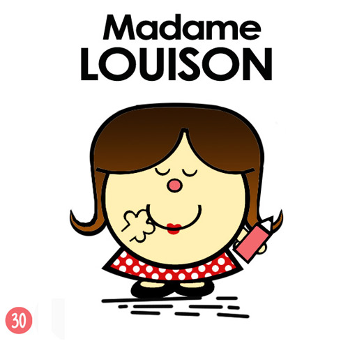 Madame Louison d'après Roger Hargreaves