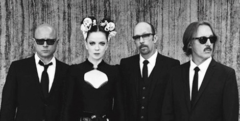 Le groupe Garbage en concert