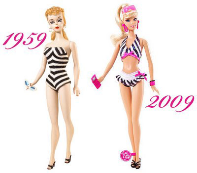 Barbie ne vieillit pas