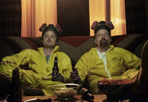 Pinkman et Mister White dans Breaking Bad