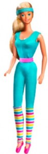 Barbie en tenue de gym