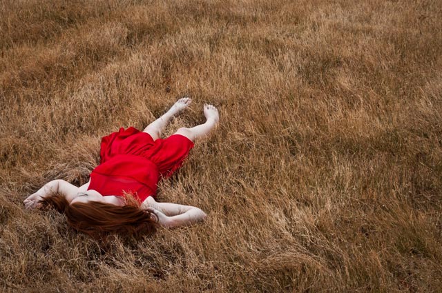 The Girl in the Red Dress Photo by Lindsay Hames