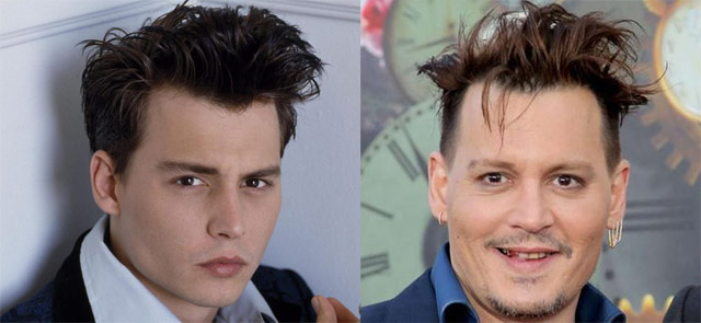 Johnny Depp a mal vieilli