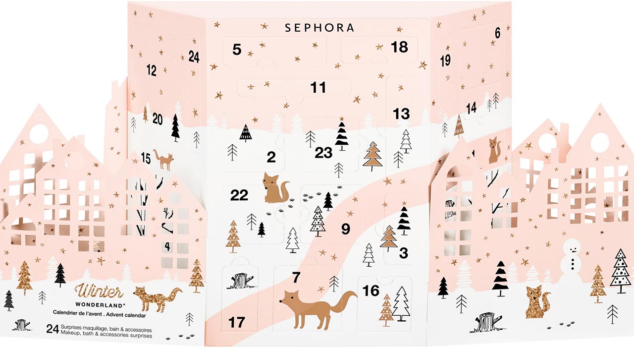 Calendrier de l’avent beauté 2017 pour adulte : Sephora winter wonderland