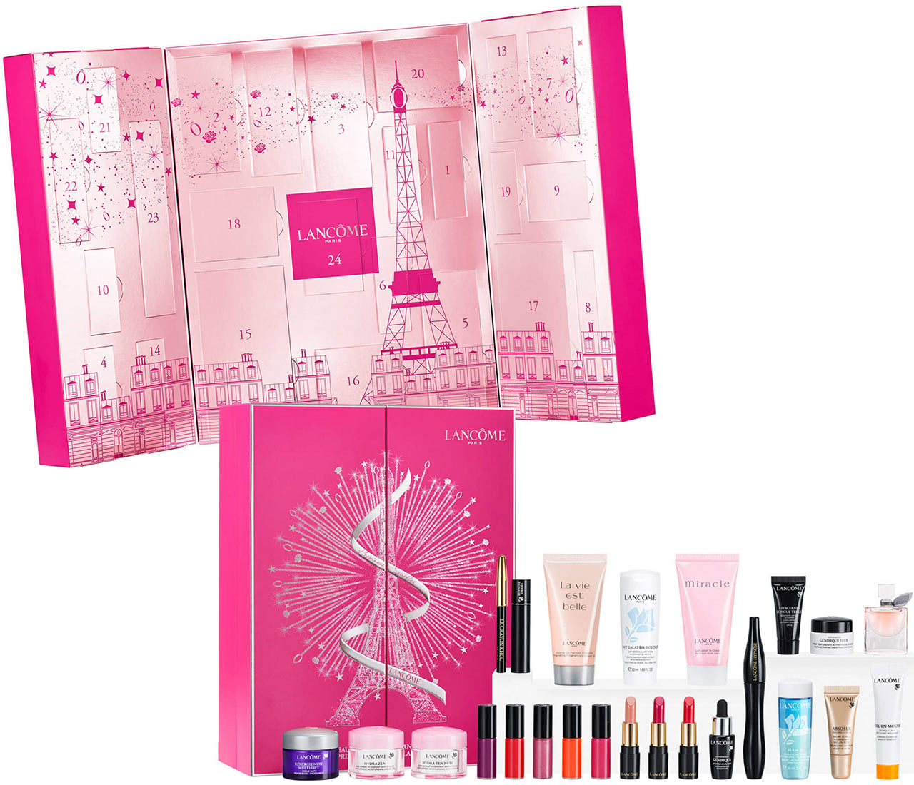 Calendrier de l'avent Lancôme 2018 : un calendrier de l'avent beauté pour adultes rempli de petits cadeaux pour femme